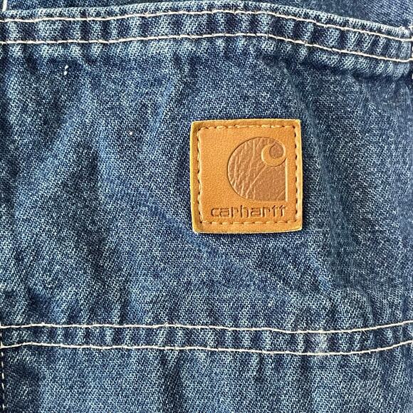 Carhartt Dungaree Fit Blue Jeans Denim Pants size 44x30 - Picture 4 of 8